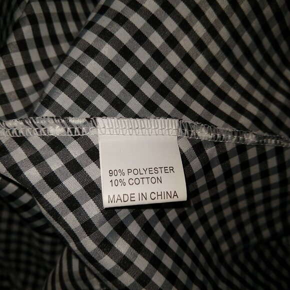 Jon & Anna Blouse Multicolor Women Ruffled Size Medium Button Front - Picture 7 of 7